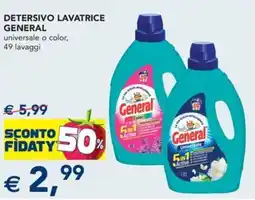 Esselunga Detersivo lavatrice general universale o color offerta