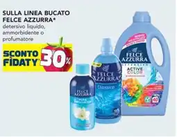 Esselunga Sulla linea bucato felce azzurra detersivo liquido, ammorbidente o profumatore offerta