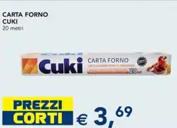 Esselunga Carta forno CUKI offerta