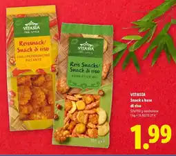 Lidl VITASIA Snack a base di riso offerta