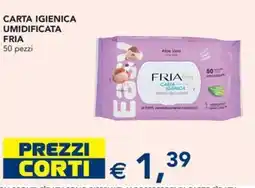 Esselunga Carta igienica umidificata FRIA offerta