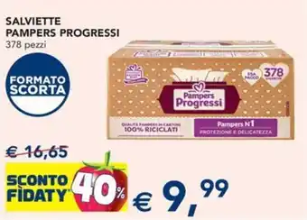Esselunga Salviette pampers progressi offerta