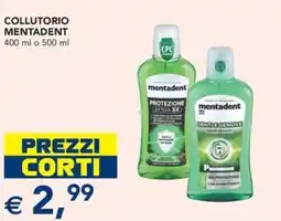 Esselunga Collutorio MENTADENT offerta