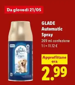Lidl GLADE Automatic Spray offerta