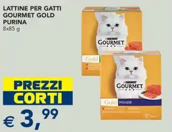 Esselunga Lattine per gatti gourmet gold PURINA offerta