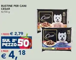 Esselunga Bustine per cani CESAR offerta