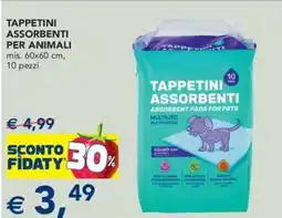 Esselunga Tappetini assorbenti per animali offerta