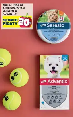 Esselunga Sulla linea di antiparassitari seresto o ADVANTIX offerta