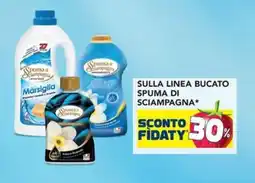 Esselunga Sulla linea bucato SPUMA DI SCIAMPAGNA offerta