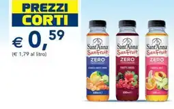 Esselunga Sanfruit sant'anna zero zuccheri aggiunti offerta