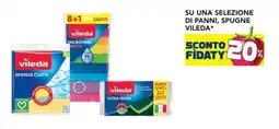 Esselunga Su una selezione di panni, spugne VILEDA offerta