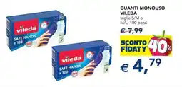 Esselunga Guanti monouso VILEDA offerta