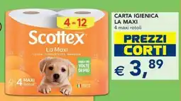 Esselunga Scottex carta igienica la maxi offerta