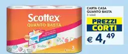 Esselunga Scottex carta casa quanto basta offerta
