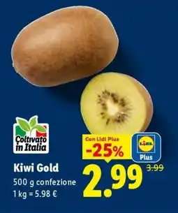Lidl Kiwi Gold offerta