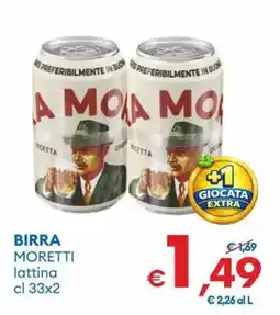 MD Discount Birra moretti lattina offerta