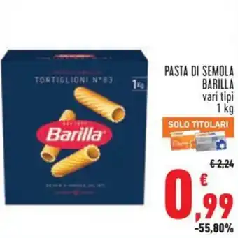 Conad Pasta di semola BARILLA offerta