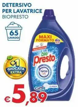 MD Discount Detersivo per lavatrice BIOPRESTO offerta