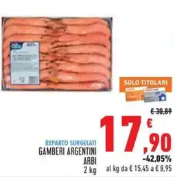 Conad Gamberi argentini ARBI offerta