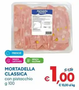 MD Discount Mortadella classica con pistacchio offerta