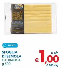 MD Discount Sfoglia di semola CA' BIANCA offerta