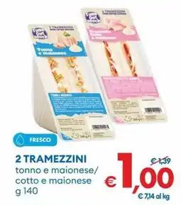 MD Discount 2 tramezzini tonno e maionese/ cotto e maionese offerta