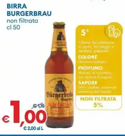 MD Discount Birra burgerbrau non filtrata offerta