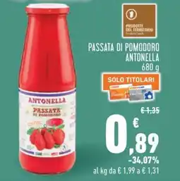Conad Passata di pomodoro ANTONELLA offerta