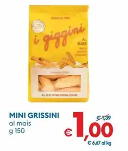 MD Discount Mini grissini al mais offerta