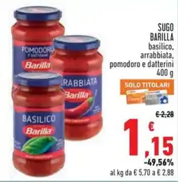 Conad Sugo BARILLA offerta