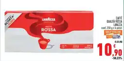 Conad Caffè qualità rossa LAVAZZA offerta