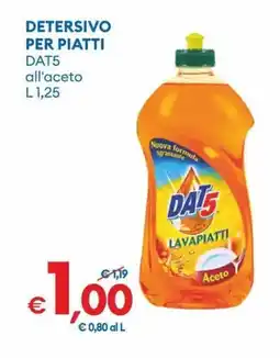 MD Discount Detersivo per piatti dat5 all'aceto offerta