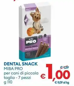 MD Discount Dental snack miba pro per cani di piccola taglia offerta