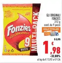 Conad Gli originali FONZIES offerta