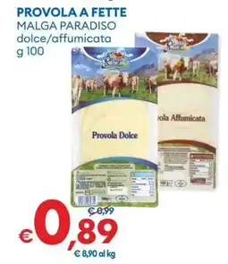 MD Discount Provola a fette malga paradiso dolce/affumicata offerta