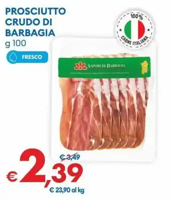 MD Discount Prosciutto crudo di barbagia offerta