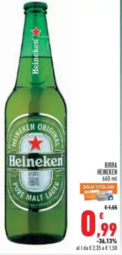 Conad Birra HEINEKEN offerta