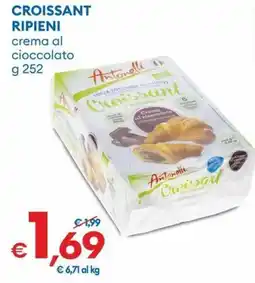 MD Discount Antonelli croissant ripieni crema al cioccolato offerta