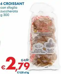 MD Discount 6 croissant con sfoglia zuccherata offerta