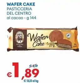 MD Discount Wafer cake pasticceria del centro al cacao offerta