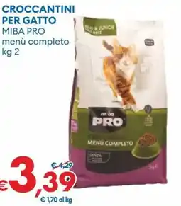 MD Discount Croccantini per gatto miba pro menù completo offerta
