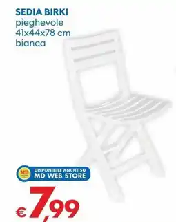 MD Discount Sedia birki pieghevole offerta
