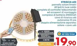 MD Discount Striscia led pannello solare offerta