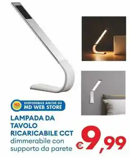 MD Discount Lampada da tavolo ricaricabile CCT offerta