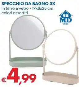MD Discount Specchio da bagno 3x offerta