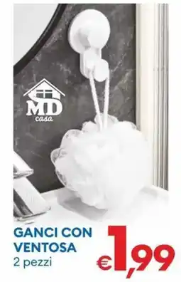 MD Discount Ganci con ventosa offerta