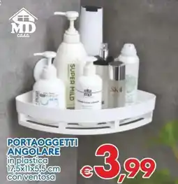MD Discount Portaoggetti angolare in plastic offerta
