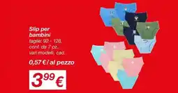KiK Slip per bambini offerta