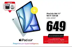 MediaWorld iPad Air M4 11" Wi-Fi 128 GB offerta