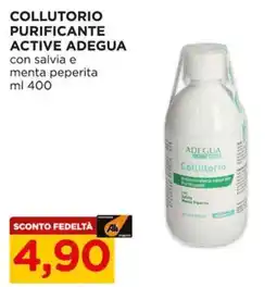 Alì Supermercati Collutorio purificante active adegua con salvia e menta peperita offerta